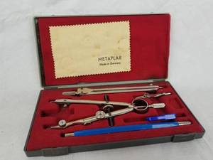 lot 4300 image: Metaplar Gramercy M01 Precision Vintage GERMAN Drafting Tools