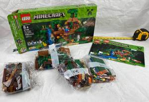 lot 4075 image: $$$ MINECRAFT LEGOS SET - 34 NEW in original Packaging (ONE bag was opened and started and taken apart) - Includes 2 Instruction Manuals - AWESOME $$$