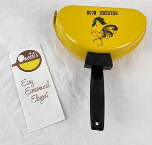 lot 4119 image: Vintage NORDIC WARE BUNDT Omelet Pan w Original Instructions - GOOD MORNING