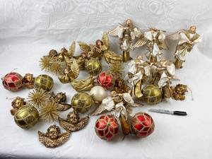 lot 4160 image: Lot of NEW Christmas Tree Ornaments