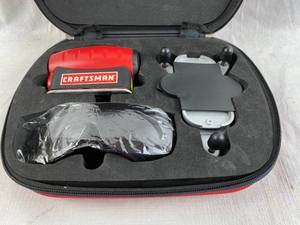 lot 4215 image: 4-in-1 Laster Level - Craftsman Model Bo 320-48247 w accessories, protective glasses, manual and Carry Case - NEW