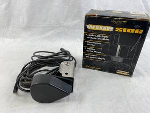 lot 4217 image: Hummingbird - WIDE SIDE Transducer w Trolling Motor Mount w original box and hardware - M# XTM-WS3D - Fish Finder on Lot# 4216