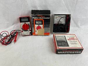 lot 4219 image: Lot of 2 Multi Testers w Original Boxes