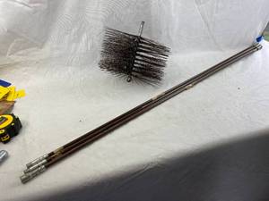 lot 4229 image: Chimney Cleaning Brush and Rods