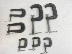 lot 4262 image: C-Clamp Lot - Come and Check Out Sizes at Preview (Jerry)