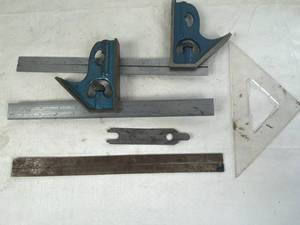 lot 4272 image: Lot of 2 Combination Square - Speed Square and Misc