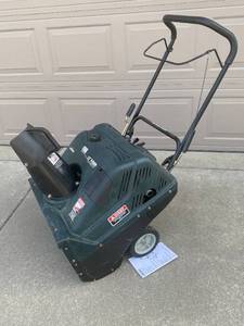 lot 4302 image: Craftsman 22 Snow Blower - 4-cycle - Gas - Electric Start - with Manual and Electric Starting Cord - SEE VIDEO