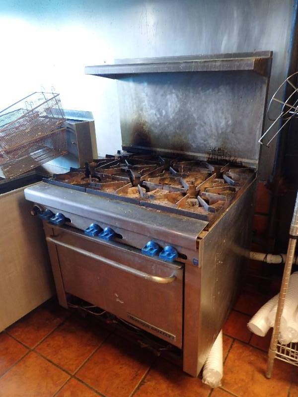Montague Grizzly Natural Gas 6 Burner Range Oven Rush!!! Down South