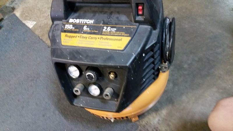 lot 5878 image: Bostitch Air Compressor