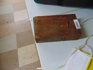 lot 1551 image: Wooden Box of Carpenters Auger Bits