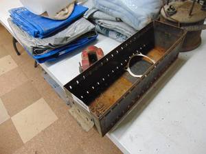 lot 1567 image: Vintage Metal Drawer