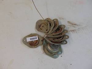 lot 1712 image: 10 Galvanized D - Rings