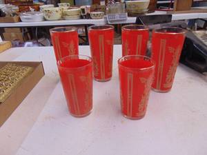 lot 1744 image: Red Print Glasses