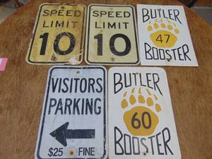 lot 1768 image: Assorted Street Signs - Metal
