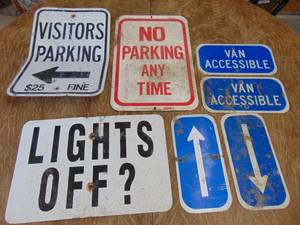lot 1771 image: Assorted Street Signs - Metal