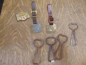 lot 1780 image: Coke Bottle Openers and Vintage Watch FOB