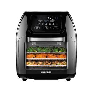 lot 10158 image: CHEFMAN - ChefmanMultifunctional10L Digital Air Fryer - Black