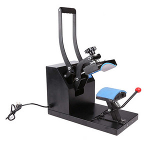 lot 10208 image: Maikesub 5.5 x 3.5 in Hat Heat Press Machine Sublimation Clamshell Transfer 90 Rotation headgear Press Heat Machine