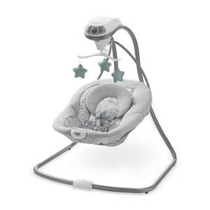 lot 10413 image: Graco Simple Sway Baby Swing - Ivy appears to be new