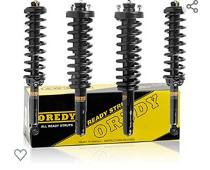 lot 10735 image: Assembly Front Shocks Struts Coil Spring Suspension Rear Struts Kit 171583 171325 11665 11666 15150 Compatible with CRV