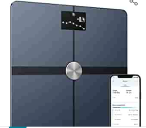 lot 10742 image: Withings Body - Digital Wi-Fi Smart Scale with Automatic Smartphone App Sync, Full Body Composition Including, Body Fat, BMI, Water Percentage, Muscle & Bone Mass, with Pregnancy Tracker & Baby Mode