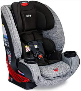 lot 10770 image: Britax One4Life ClickTight All-In-One Car Seat � 10 Years of Use � Infant, Convertible, Booster � 5 to 120 Pounds, Spark Premium Soft Knit Fabric  Appears to be New