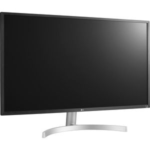 lot 10891 image: LG - 32� UHD (3840 x 2160) HDR Monitor with AMD FreeSync - (DisplayPort, HDMI) - White (Retail Price $349)