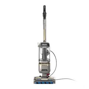 lot 10906 image: Shark Rotator Lift-Away ADV DuoClean Engage Upright Vacuum with Self-Cleaning Brushroll - Silver (Used but tested and works see photos)