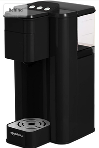lot 11713 image: Amazon basics Single Serve Coffee Maker Black