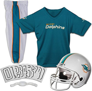 lot 11736 image: NFL Dolphins Sm Uniform Set