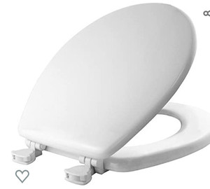 lot 12173 image: Mayfair 844EC 000 Toilet Seat, 1 Pack Round, White
