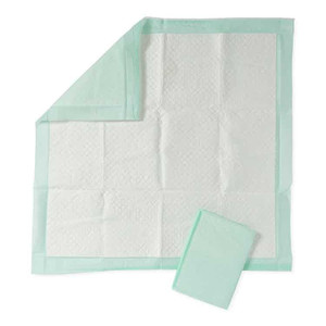 lot 15884 image: Medline Deluxe Disposable Underpads, Heavy Absorbency