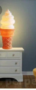 lot 15908 image: Ice cream cone Lamp