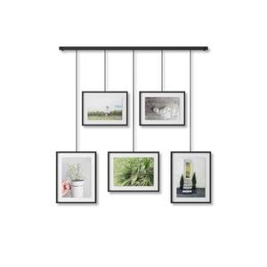 lot 15939 image: Umbra Exhibit 26 x 27.3 Multi Picture Frame Photo Display, Set of 5