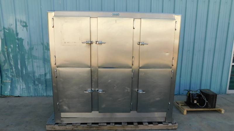 lot 10053 image: Koch 6 Door Pass Through Cooler wRemote Condensor
