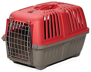 lot 1647 image: MidWest Homes for Pets Pet Carrier Hard-Sided Dog Carrier, Cat Carrier, Suitable for Tiny Dog Breeds, for Quick Trips Spree Travel Pet Carrier