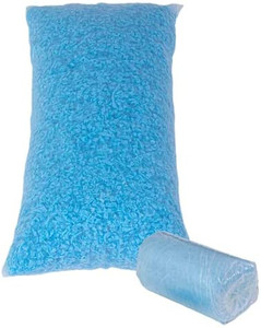 lot 1671 image: Molblly Bean Bag Filler Foam 10lbs Blue Premium Shredded Memory Foam Filling for Pillow Dog Beds Chairs Cushions and Arts Crafts, Added Gel Particles, Soft and Great for Stuffing - One Pack