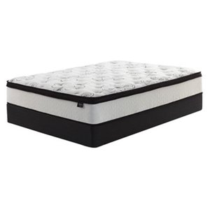 lot 1677 image: Full - Signature Design by Ashley Chime 12-inch Hybrid Mattress