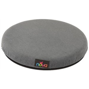 lot 3655 image: NOVA Swivel Seat Cushion for Car or Chair, 360 Degree Pivot Disc for Easy Transfer, 2 Thick Cushion with Removable Cover