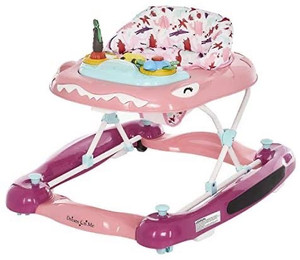 lot 3721 image: Dream On Me Baby Steps Activity Walker and Rocker, Pink