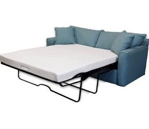 lot 7587 image: DynastyMattress 4-inch Cool Gel Memory Foam Mattress for Convertible Sofa & Couch Beds Queen Size (Sofa Not Included)