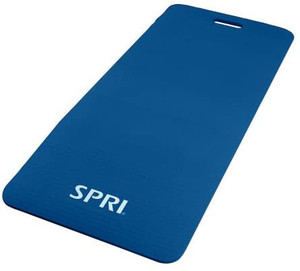lot 1691 image: SPRI Exercise Mat for Fitness, Yoga, Pilates, Stretching & Floor Exercises (48L x 20W x 12-Inch Thick)