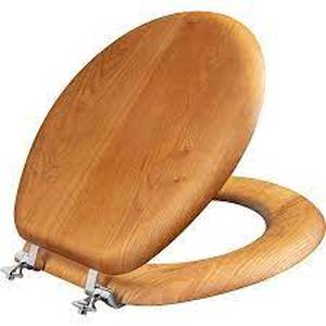 lot 6988 image: Bemis Round Closed Front Toilet Seat