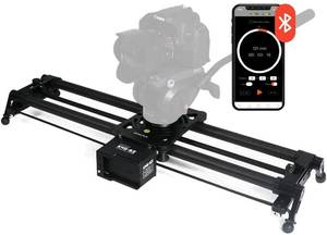 lot 7579 image: KONOVA P1 S3 Wireless Motorized Carbon Slider Parallax Panorama Shot for Camera, Mobile Phone, DSLR, Mirrorless with Bag (80cm (31.5 inch))