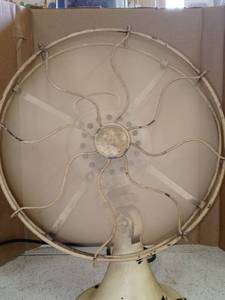 lot 1021 image: Antique Metal Electric Fan