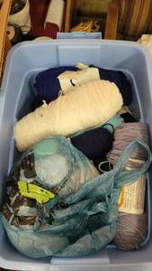 lot 1217 image: Mega Lot of yarn