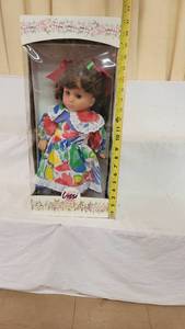 lot 3006 image: vintage lissi doll in colorful dress