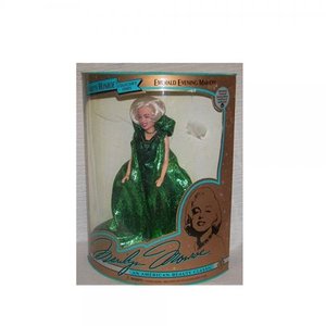 lot 3016 image: Barbie Marilyn Monroe Emerald Evening Doll