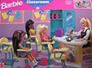 lot 3018 image: Barbie Classroom Playset (1996 Arcotoys, Mattel)
