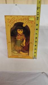 lot 3020 image: vogue ginny wild west doll-one armed